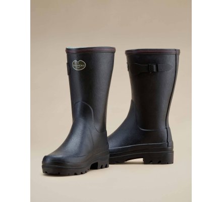 Bottillons femmes noir Giverny Doublés Jersey LE CHAMEAU