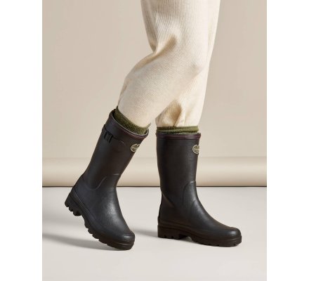 Bottillons femmes noir Giverny Doublés Jersey LE CHAMEAU