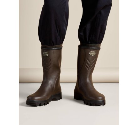 Bottillons homme Cérès marron doublées Jersey LE CHAMEAU