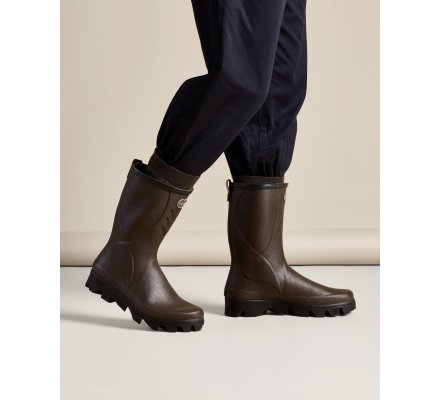 Bottillons homme Cérès marron doublées Jersey LE CHAMEAU