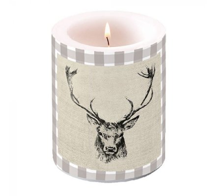 Bougie tête de cerf LOVERGREEN