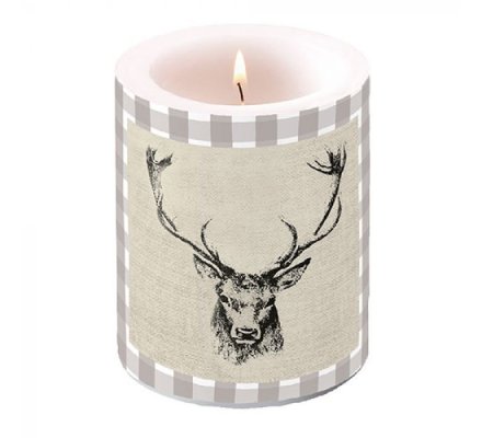 Bougie tête de Cerf LOVERGREEN