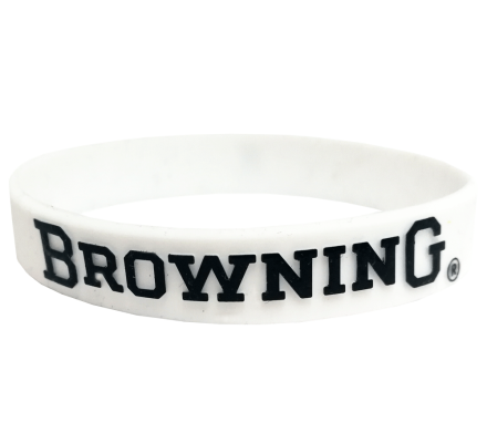 Bracelet en silicone blanc BROWNING