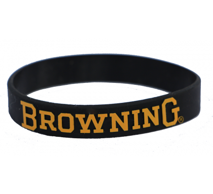 Bracelet en silicone noir Browning