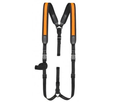 Bretelle harnais néoprène avec grenadière orange VERNEY CARRON