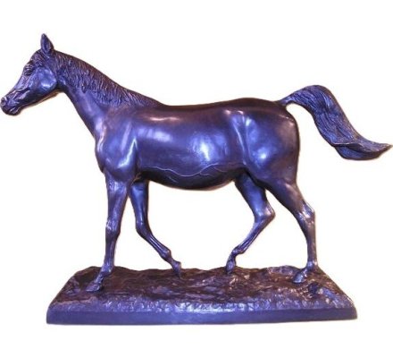 Bronze Cheval marchant LOVERGREEN