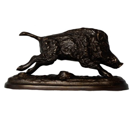 Bronze sanglier au galop LOVERGREEN