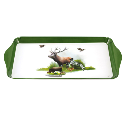Plateau cerf et animaux de chasse LOVERGREEN