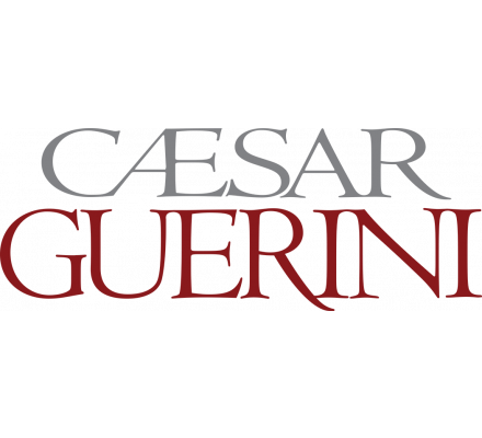 Casquette noire et rouge Caesar Guerini 