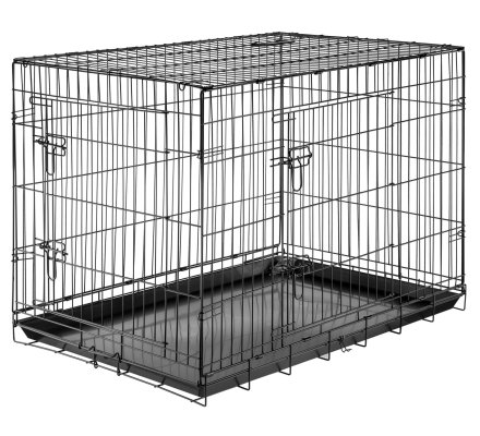 Cages de transport pliantes en métal pour chiens du S au XXXL