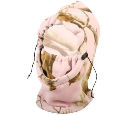 Cagoule polaire femme Mossy Oak Pink