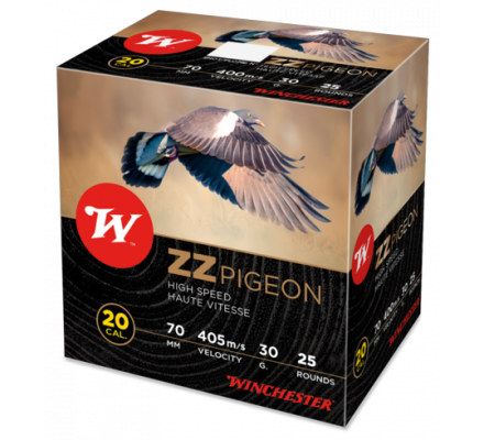 Cartouches ZZ pigeon cal 20 WINCHESTER
