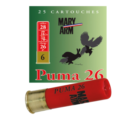 Cartouche PUMA 26 cal 28 Mary Arm