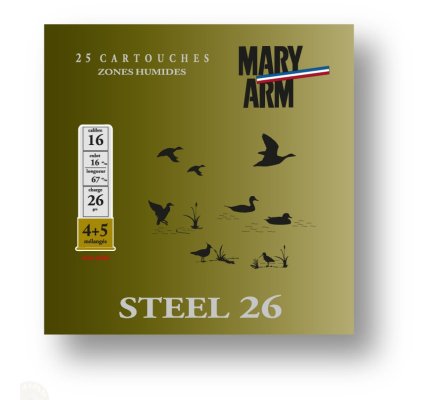 Cartouche Steel 26 cal 16 Mary Arm