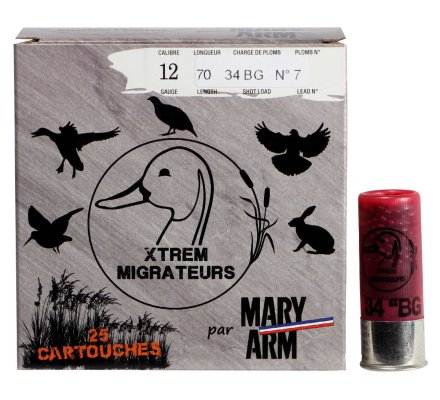 Cartouche Xtrem Migrateurs 40 BJ cal 12 Mary Arm 