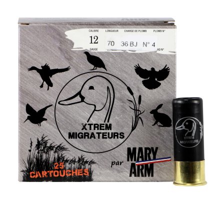 Cartouche Xtrem Migrateurs 36 cal 12 Mary Arm 