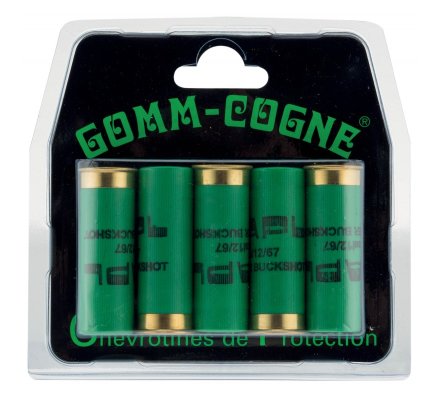 Cartouches de Chevrotines de protection cal 12/67mm Gomm-Cogne