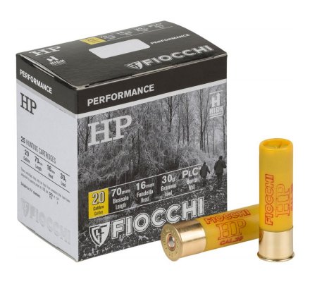 Cartouches HP30 PERFORMANCE cal 20 FIOCCHI