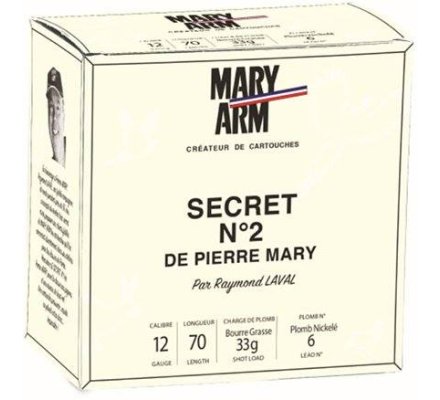 Cartouches Secret N°2 BG cal 12 Mary Arm