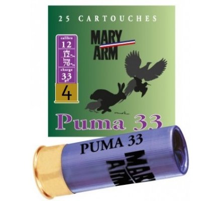 Cartouches Puma 33 cal 12 Mary Arm 