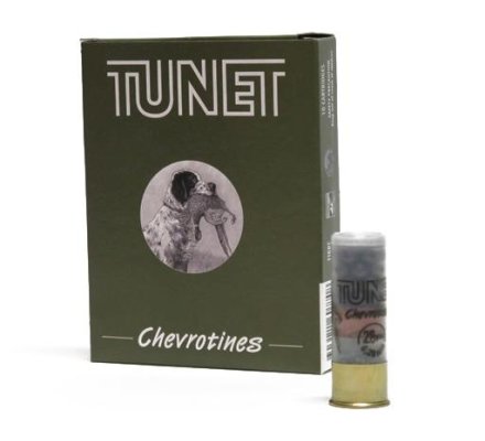 Cartouches Tunet Chevrotines 12 grs cal 12