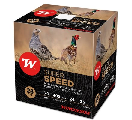 Cartouches Winchester Super Speed G2 24 BJ cal 28