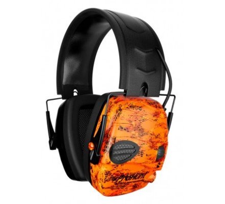 Casque anti-bruit électronique orange ProHunt VERNEY CARRON