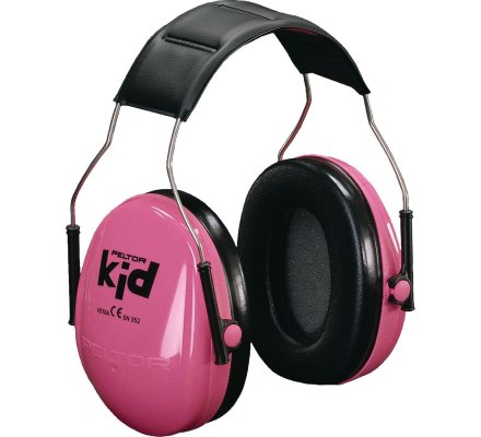 Casque anti-bruits Peltor enfant Rose