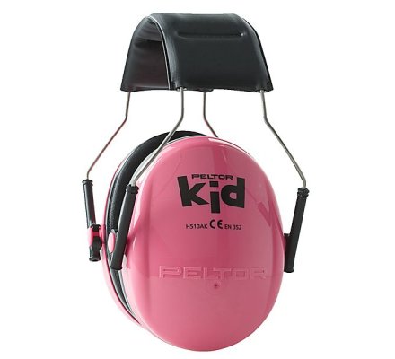 Casque anti-bruits Peltor enfant Rose