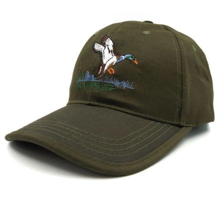 Casquette broderie Canard kaki PERCUSSION