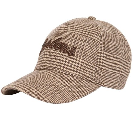 Casquette femme Kirklees carreaux marron BARBOUR
