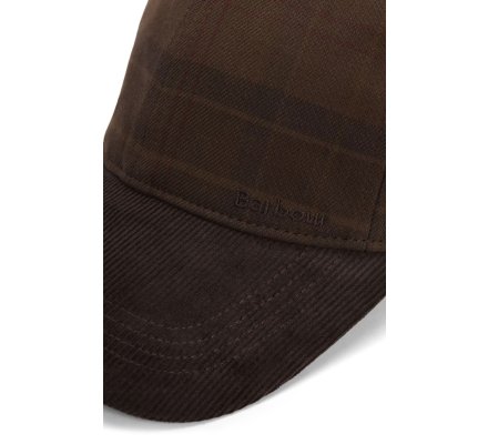 Casquette Macklow tartan marron BARBOUR
