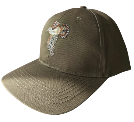 Casquette broderie Bécasse kaki PERCUSSION