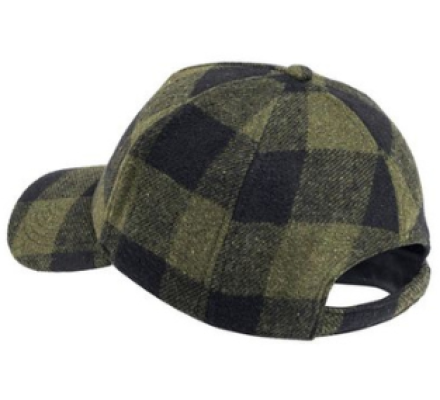 Casquette à carreaux verte BERETTA