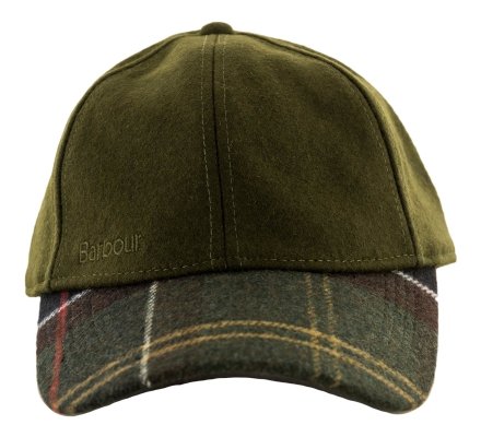 Casquette Laine Roker Sports vert tartan BARBOUR