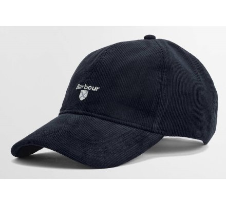 Casquette velours Preston bleue BARBOUR
