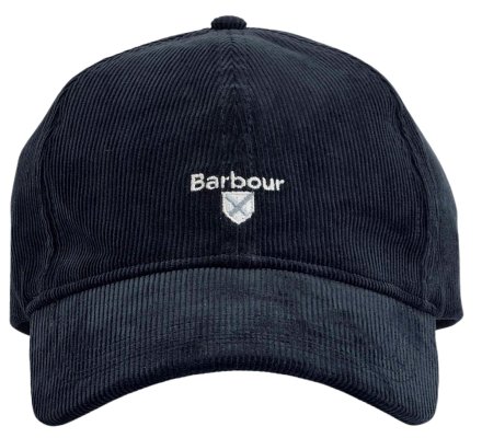 Casquette velours Preston bleue BARBOUR