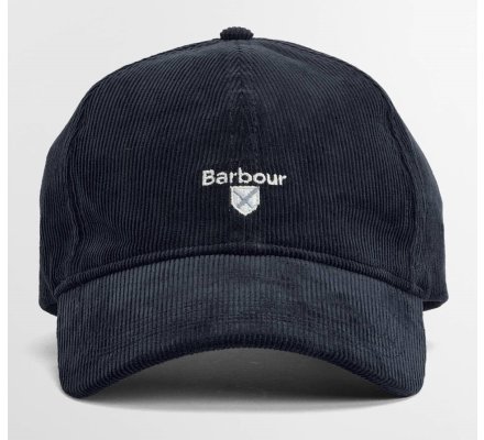 Casquette velours Preston bleue BARBOUR