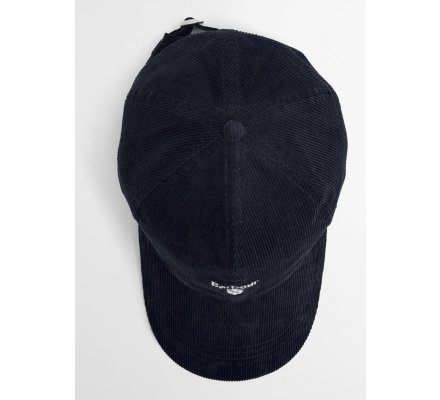 Casquette velours Preston bleue BARBOUR