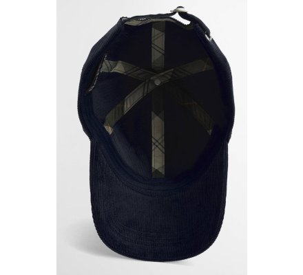 Casquette velours Preston bleue BARBOUR