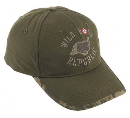 Casquette Wild Boar Republic kaki PERCUSSION