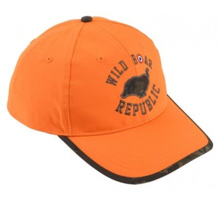 Casquette Wild Boar Republic orange PERCUSSION