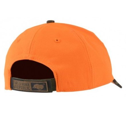 Casquette Wild Boar Republic orange PERCUSSION