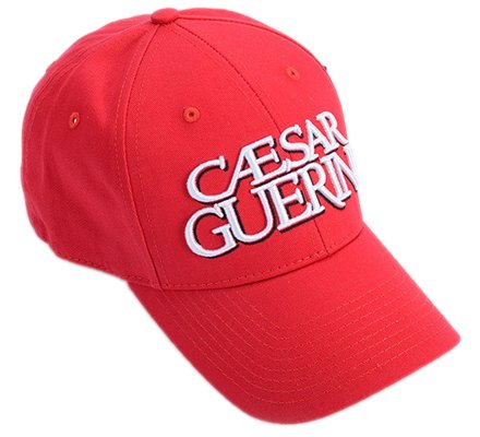 CASQUETTE CAESAR GUERINI ROUGE