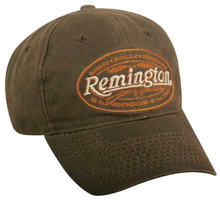 Casquette Remington Wax brodée marron