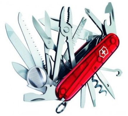Couteau Suisse Victorinox Swisschamp Rubis 