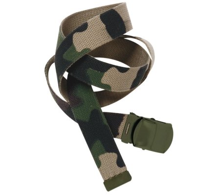 Ceinture toile unie camouflage PERCUSSION