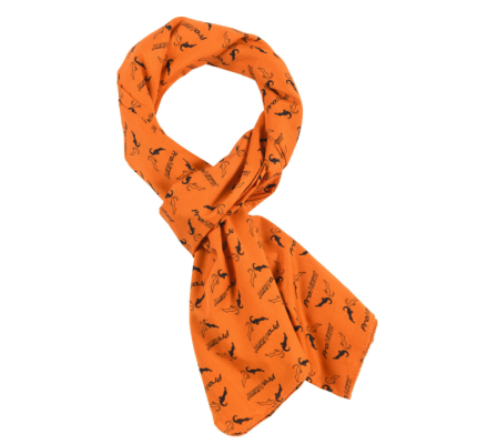 Chèche de chasse orange fluo PRO HUNT