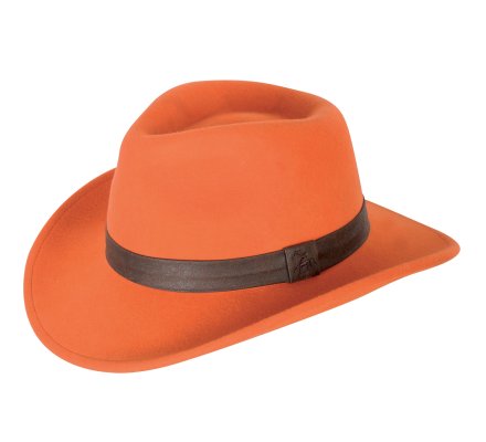 Chapeau déperlant Woolchap Orange Verney Carron