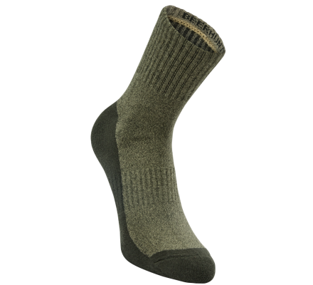 Chaussettes mi-molet en chanvre verte DEERHUNTER